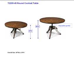 We did not find results for: Cranfill Round Cocktail Table 40 D X 20 29 H 600 Coffee Table To Dining Table Coffee Table Adjustable Coffee Table