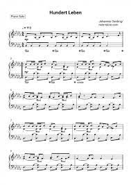 Johannes oerding — hundert leben (no1zy brtrs remix). Johannes Oerding Hundert Leben Sheet Music For Piano Download Piano Solo Sku Pso0027617 At Note Store Com