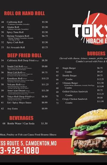 Tokyo Hibachi Food Truck — Asian restaurant food truck in Sullivan, Missouri