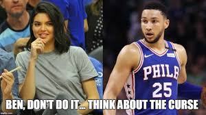 Accuse us of exaggeration, but ben's first career three is just that big of a deal — especially if you consider the mockery that he had to endure in his sophomore campaign for his aversion to shooting. The Kardashian Curse Someone Save Ben Simmons Please Steemit
