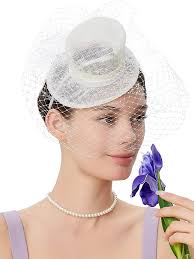 How To Make A Fascinator Hat With Veil Fascinator Hat With Veil New  Fascnator Wth Vel Hat