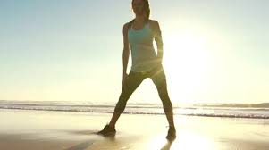 Young woman with arms in the air giving thumbs up. Fitness Woman Stock Footage Royalty Free Stock Videos Pond5