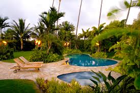 Also, placed correctly in your backyard landscaping plan, trees can keep you cooler in. Tropical Garden Landscaping Ideas Blogs Avenue