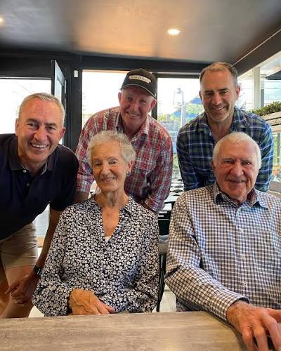 Happy 80th Birthday Mum from all your boys! She's the greatest, most  amazing woman ever to put up with four rough heads like us and we think the  world of her! Love