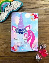 There are masculine cards, women cards, and cards for kids. You Make Life Sparkle Happy Birthday Unicorn Themed Handmade Greeting Card Ebay Unicorn Birthday Cards Happy Birthday Cards Handmade Unicorn Card