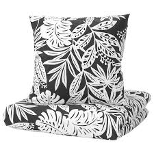 Fagerginst Housse De Couette Et 2 Taies Gris Blanc 240x220 65x65 Cm Ikea Housse De Couette Ensemble Housse De Couette Couette