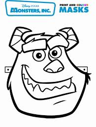 Sulley and mike are best friends and hard at work in monstropolis testing to see how scary the employees really are. Monster Inc Sully Face Coloring Pages Ferrisquinlanjamal