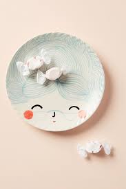 Krafty K Design Friendly Face Canape Plate Canape Plates Plates Home Decor