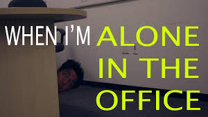 When I M Alone In The Office Garrett Mendez Youtube