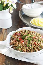 Salade De Lentilles Marocaine Recette Facile Recette Salade De Lentilles Salade De Lentilles Marocaine Lentilles A La Marocaine