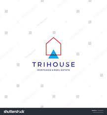 Trihouse Triangle House Home Mortgage Real Estate Logo Vector Icon Logo House Estate Real Home Desig Home Icon Home Mortgage Real Estate Logo Design