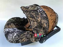 Amazon Com Rosy Kids Infant Carseat Canopy Cover 3pc Whole Caboodle Baby Car Seat Cover Outdoor Kit Oak Tree Camouflage Faux Suede Tassel Baby