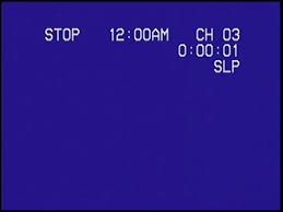 Real And Free Video Panasonic Vhs Display Logos And Glitches With Blue Screen Backround Youtube Blue Screen Vhs Display Vaporwave