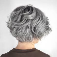 Simple and classy hairstyle for natural gray hair. 70 Cute And Easy To Style Short Layered Hairstyles Hair Styles Short Hair With Layers Short Layered Bob Hairstyles