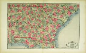 July 1, 2020, data includes home values, household income, percentage of homes owned, rented or vacant, etc. New Rail Road And County Map Of Alabama Georgia Sth Carolina Northern Florida George F Cram