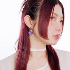 Cherry earrings (PURPLE)