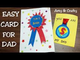 Handmade Greeting Card For Father S Birthday Easy Diy Badge Card For Father Gift Idea For Father S Day Handmade Greeting Card For Father S Day Greeting Cards Handmade Handmade Greetings Paper Greeting Cards