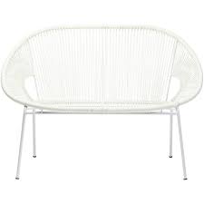 Retro Sofa Acapulco Bahia Weiss Outdoor Zweisitzer Amazon De Kuche Amp Haushalt Moderne Lounge Kare Design Stuhle