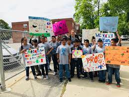 Voces de la Frontera Action on X: Students at Prince of Peace Catholic  School in Milwaukee are marching this morning to stand in solidarity with  DACA recipients! @SpeakerRyan #CleanDreamActNow t.coY6FNLdau1c  X
