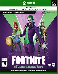 The game can be found by scrolling right to the xbox store page, followed by using the search bar to find the right title. Fortnite The Last Laugh Bundle Xbox One Gamestop