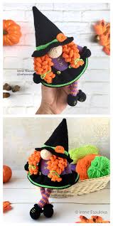 The enchanted ladybug is so inspiring! Halloween Crochet Witch Doll Amigurumi Free Patterns Paid Diy Magazine