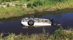 a sinking car