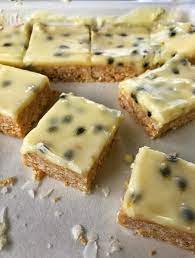 Easy No Bake Passionfruit Slice Recipe By Vj Cooks Quick How To Video Recipe Slices Recipes Passionfruit Slice Baking Recipes