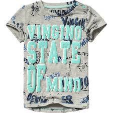Vingino T Shirt Harco Mini Light Grey Melee Spring Summer Collection 2017 T Shirt Polo Outfit Mens Tshirts