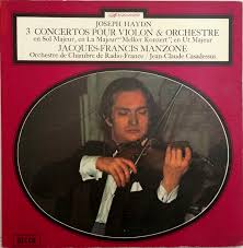 Cet art idéal pour votre salle de musique ou un cadeau pour un musicien, violoniste. Joseph Haydn Jacques Francis Manzone Orchestre De Chambre De Radio France Jean Claude Casadesus 3 Concertos Pour Violon Orchestre 1975 Vinyl Discogs