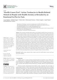 Results we found that the r/healthanxiety forum showed spikes in posts. Pdf Health Comes First Action Tendencies To Health Related Stimuli In People With Health Anxiety As Revealed By An Emotional Go No Go Task
