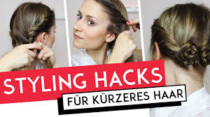 Das haar lässt sich glatt oder wellig tragen, es kann zum zopf gebunden oder in einem lässigen dutt hochgesteckt werden. Einfache Dirndl Frisur Fur Kurzere Oder Dunnere Haare Youtube