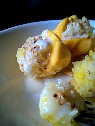Thai Dessert Jackfruit Stuffed With Coconut Sticky Rice Jackfruit Dessert Recipes Jackfruit Dishes Asian Desserts