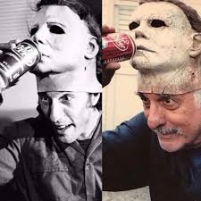 Nick Castle recreates the Dr Pepper picture