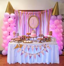 Pink And Gold Princess Birthday Party Princess Party Decorations Princess Theme Party Princess Theme Birthday Party