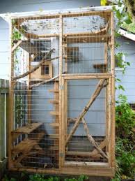 By definition, a catio (or cat patio) is a safe, outdoor cat enclosure made specifically for housecats. Image Result For Outdoor Cat Cage Enclos Exterieur Pour Chat Enclos Pour Chat En Plein Air Maison De Chat