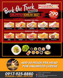 They boast many meat, seafood and vegetarian dishes and an exquisite dining experience. Let S Start The Week With Korean J Grill Tomas Morato Facebook