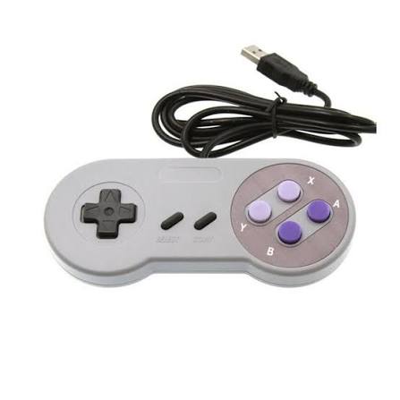 Control Retro Tipo Snes Alambrico Para Pc | Virtual Zone