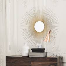 Specchio In Metallo Dorato D 95 Cm Alysee Espejos Decoracion De Unas Metal