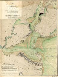 new york bay map 1778 nautical chart of hudson river in 3