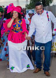 Isangoma in traditional attire dancing in celebration of his ancestors. Traditional Tsonga Attire For Couples Sunika Traditional African Clothes