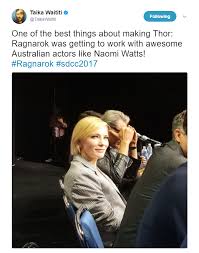 People started noticing the trend after waititi posted this picture on saturday. Thor Ragnarok S Director Taika Waititi S Twitter Account Is Gold Album On Imgur