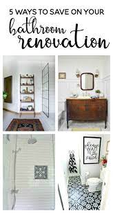 5 Ways To Save On Your Bathroom Renovation Bathroom Renovation Ideas Budget Bathroom Renovation Diy Bathrooms Remodel