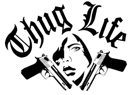 Thug Life Logo Guns Thug Life Tattoo Gangsta Tattoos Life Logo