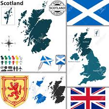 Die highlands, die central lowlands und die southern uplands.der höchste berg schottlands (und ganz großbritanniens) ist. Karte Von Schottland Mit Regionen Wappen Und Lage Auf Grossbritannien Karte Lizenzfrei Nutzbare Vektorgrafiken Clip Arts Illustrationen Image 29430564