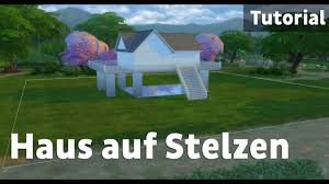 Eckige, runde, konische und gerade säulen, glatt und kanneliert. Haus Auf Stelzen Die Sims 4 Tutorial Youtube