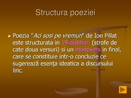 .lapidaritate, în „aci sosi pe vremuri ion pillat foloseşte distihul, mai uşor de manevrat în amplele paralelisme, gradaţii ascendente şi descendente şi efecte de spaţiul poetic al trecutului se deschide brusc, cu o secvenţă narativă cu sensuri simbolice, plină de graţie şi de efecte muzicale: Ppt TendinÅ£e TradiÅ£ionalist Moderniste Aci Sosi Pe Vremuri Ion Pillat Powerpoint Presentation Id 4485587