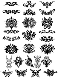 Tattoo tribal vector design art set. 62 Tribal Tattoo Free Vectors Ideas Vector Design Free Tattoo Vector