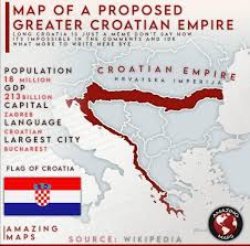 The cheapest way to get from scotland to croatia costs only 851 kn, and the quickest way takes just 6½ hours. Long Croatia Empire Vexillologycirclejerk