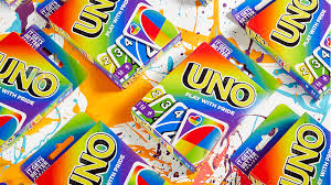 The sequence goes from 0 to 9 card numbers and consequently goes the skip, reverse, draw 2 and wild/wild draw 4 cards. Mattel Kicks Off Pride With Rainbow Uno Deck
