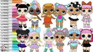Lol doll coloring pages kitty queen. Lol Surprise Dolls Coloring Book Page Color Swap Compilation Unicorn Kitty Queen Sugar Spice Youtube